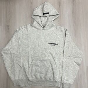 Essentials Light Gray Hoodie